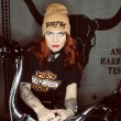 Dragstrip Kustom  for life mustard beanie hat